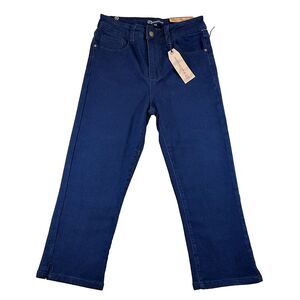 NWT One Republic For All Womens Size 6 Blue Jeans Capris 26x20.5 Dark Wash Denim